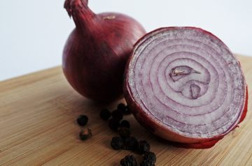 Microwaved Potato and Onions