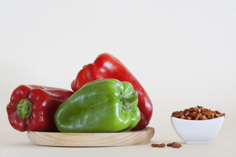 Chili Stuffed Bell Peppers