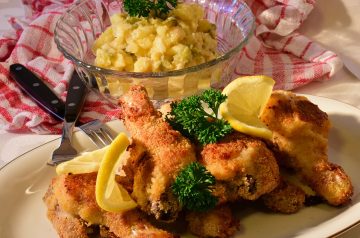 Reduced-Fat Oven Fried Chicken