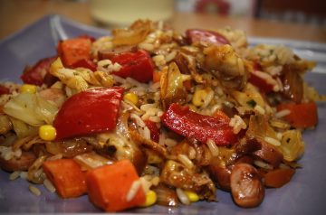 Rice With Julienned Potatoes