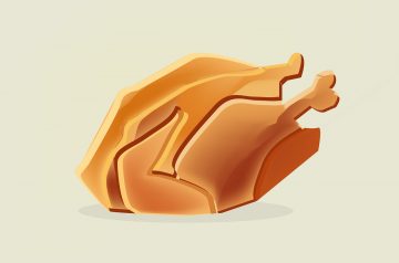 Roast Chicken with Apricot-Rosemary Glaze