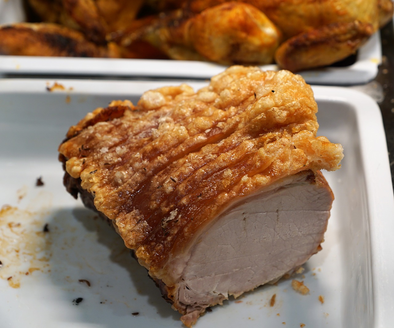 Roast Pork Loin With Dijon Herb Crust