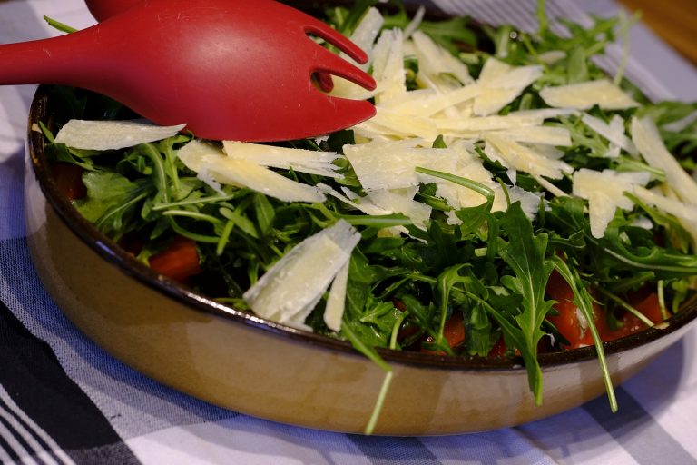 Arugula (Rocket) and Goat Cheese Tartine