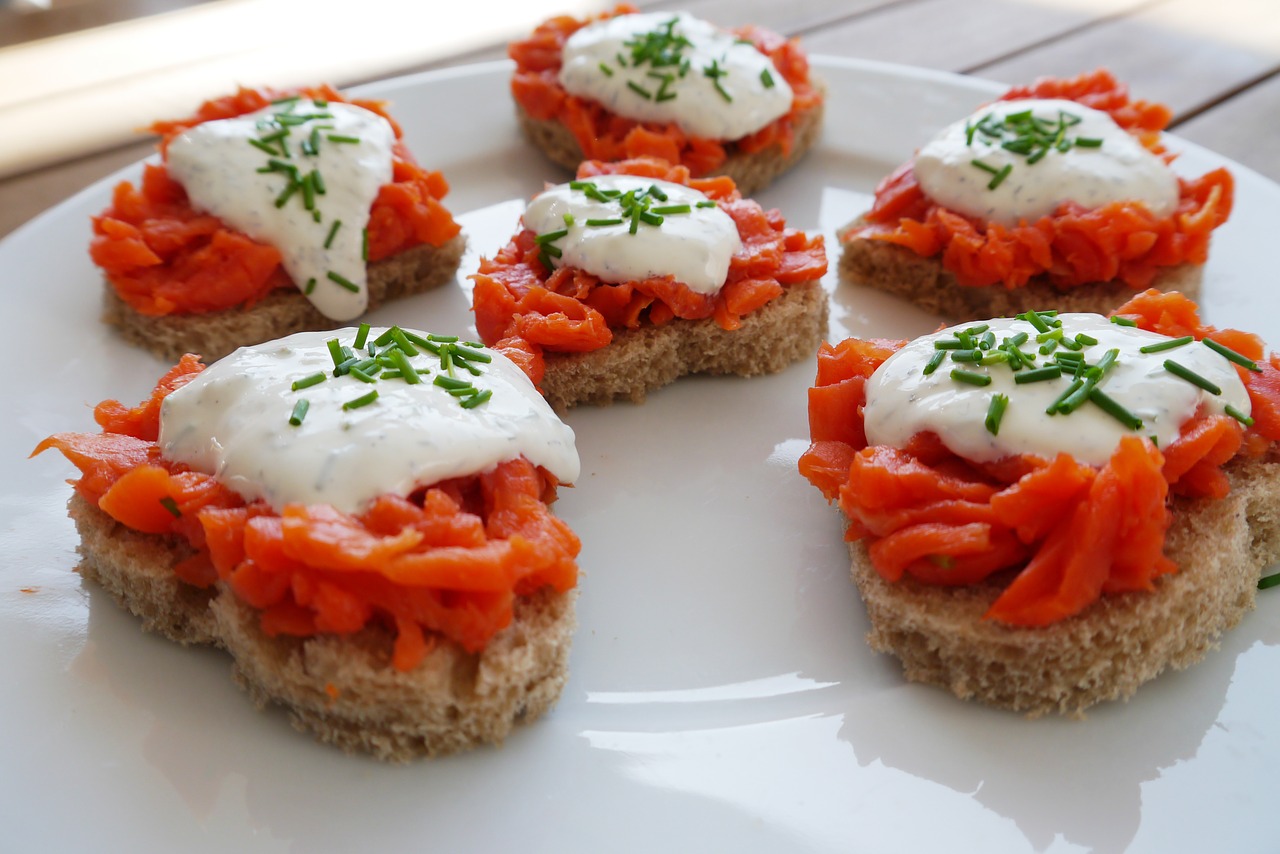 Salmon- Pesto Focaccia Sandwiches