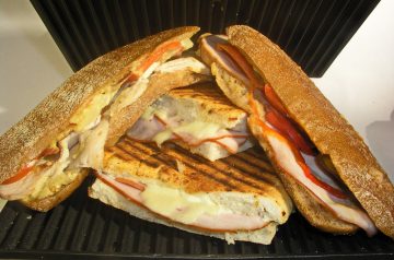 Special Hot  Ham and Cheese Sandwich