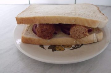 Hot Link Sausage Sandwich