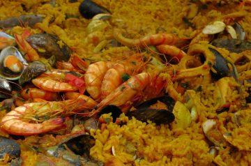 Seafood Paella With Artichokes