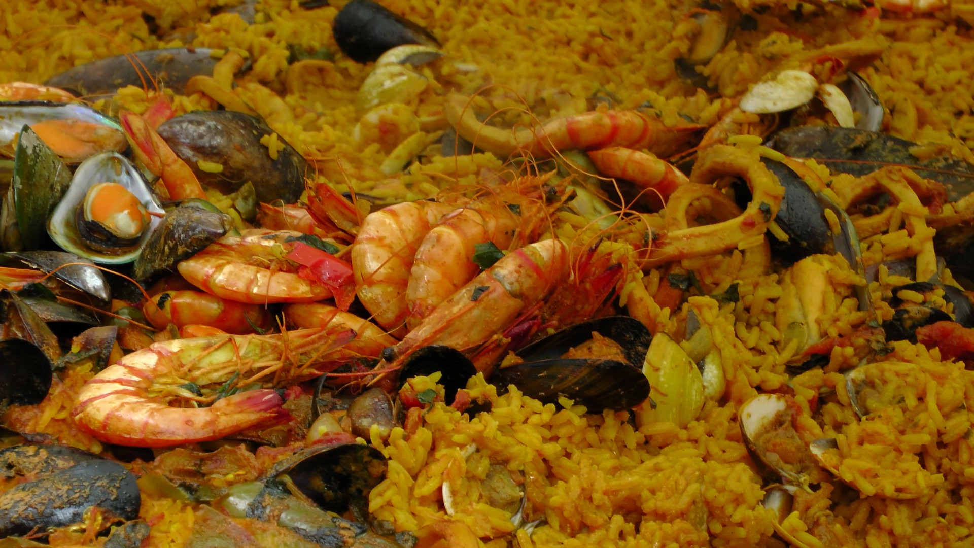 Seafood Paella With Artichokes