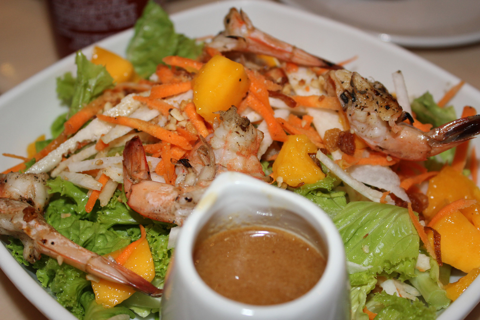 Caesar Salad Chiffonade With Shrimp or Crab