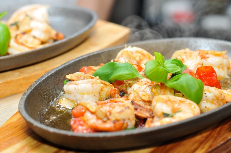 Shrimp With Basil