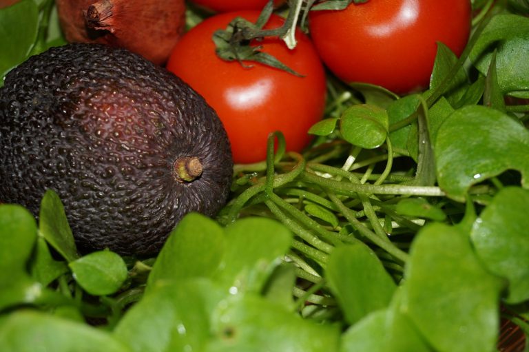 Simple Tomato and Avocado Salad
