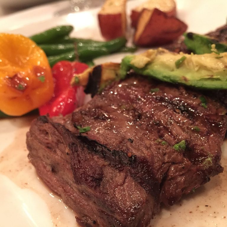 Skirt Steak With Red-Wine Sauce
