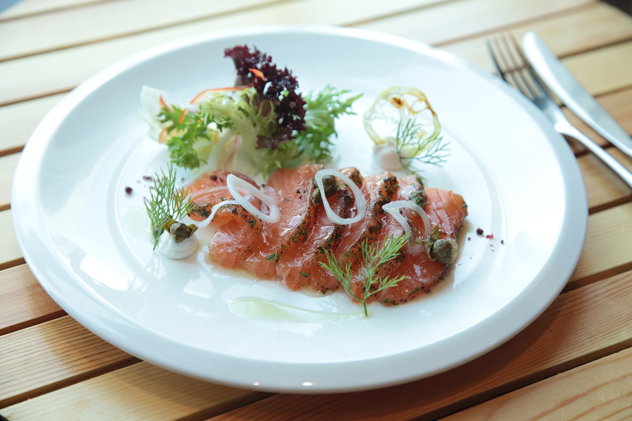 Smoked Salmon Fettuccine