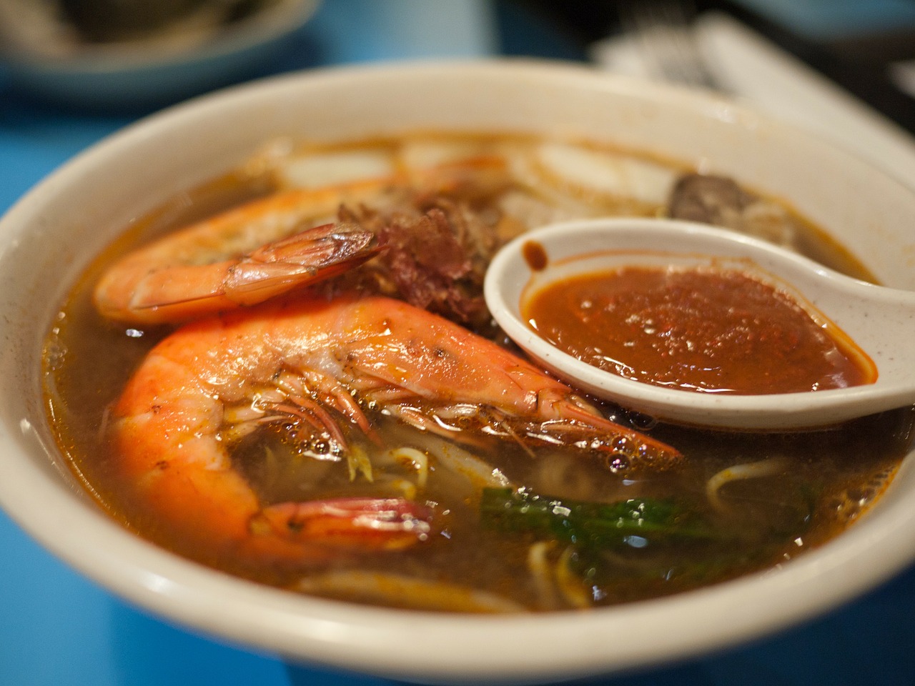 Asian Noodles With Shrimp