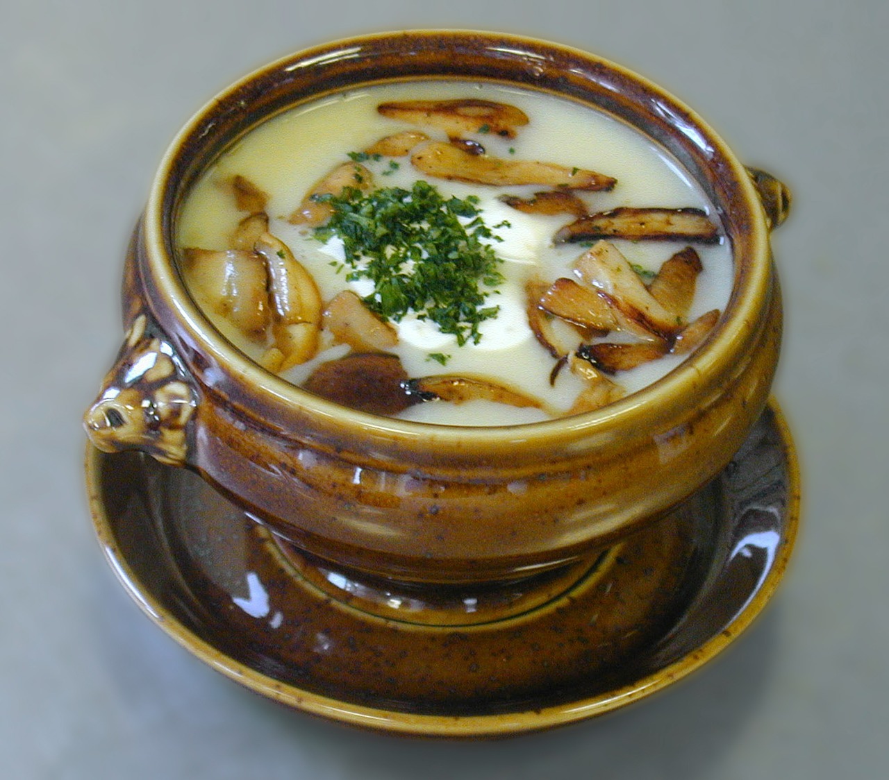 Cream of Barley and Dill Soup