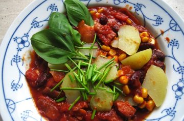 Southwest Corn and Squash Stew