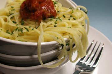 Spaghetti and Meatball "Stoup" (Rachael Ray)