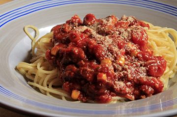 Spaghetti Bolognese Vegetarian
