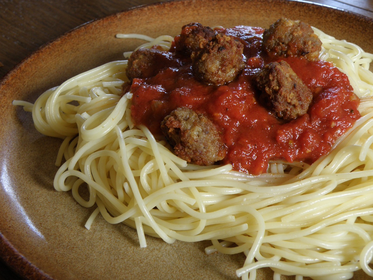 Spaghetti With Middle-Eastern Meatballs