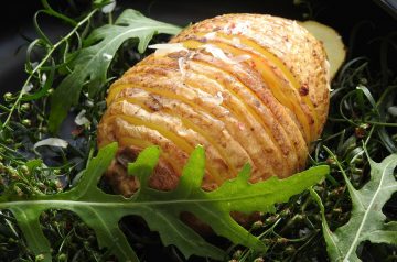 Spicy Hasselback Potatoes