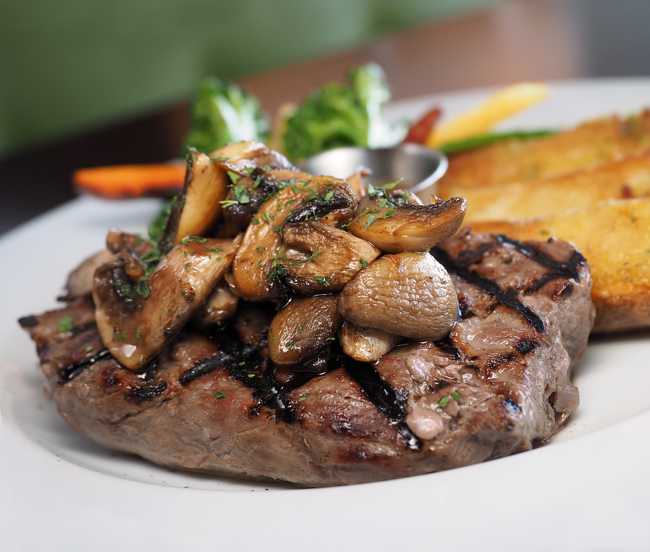 Beef Tenderloin Steak With Mushrooms and Madeira