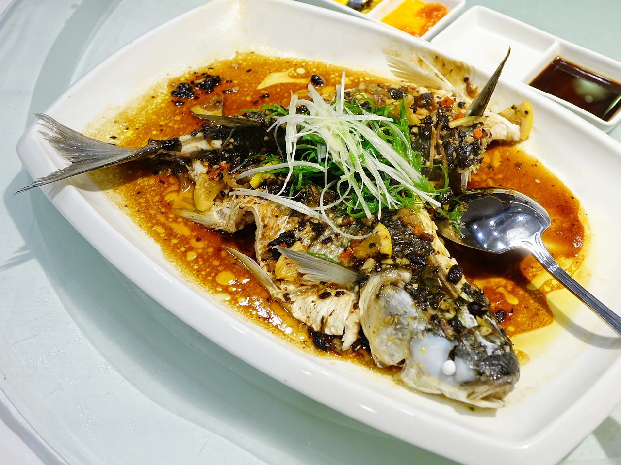 Steamed Fish With Black Bean Sauce