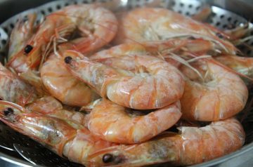 Steamed Ginger Shrimp