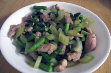 Stir Fried Chicken and Shrimp