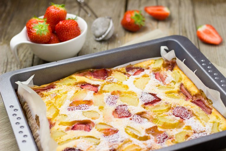 Strawberry Refrigerator Sheet Cake