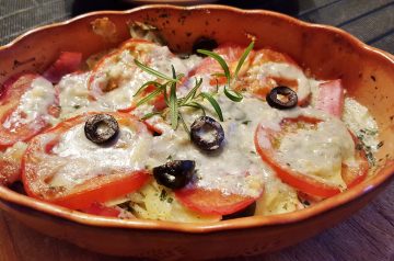 Summer Squash Gratin with Tomatoes
