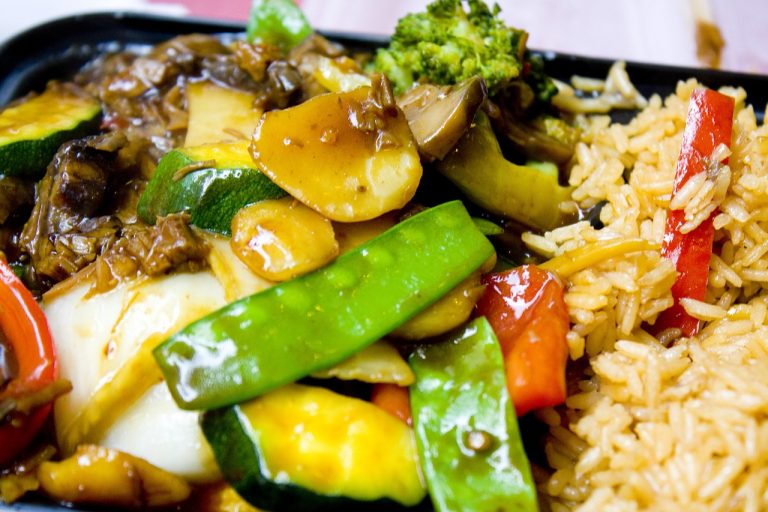 Chinese New Year Whole Fish With Sweet and Sour Vegetables