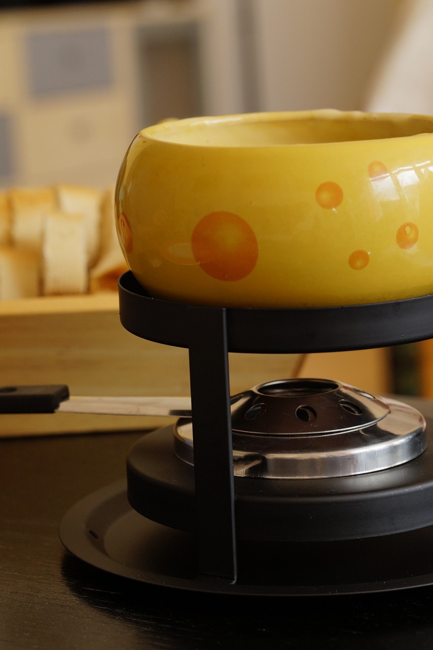 Swiss Cheese and Porcini Fondue