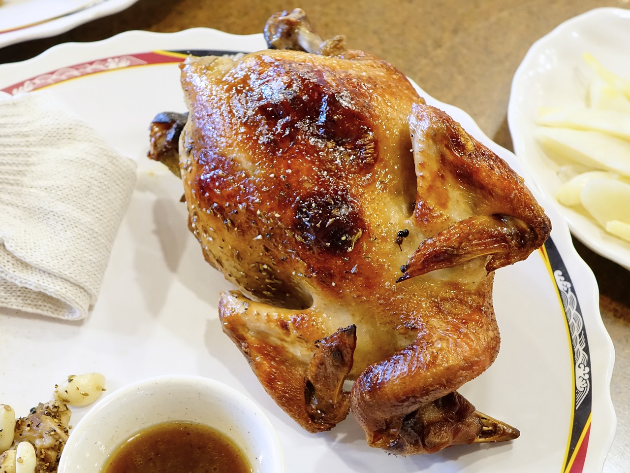 Pan-Roasted Chicken With Spiced Honey