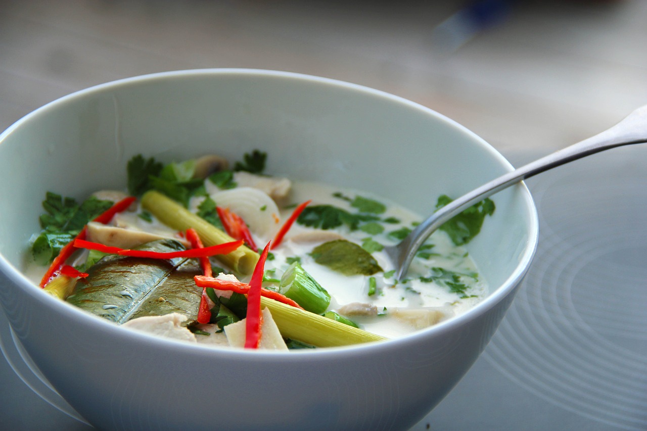 Thai Coconut Chicken Soup (Tom Kha Gai)