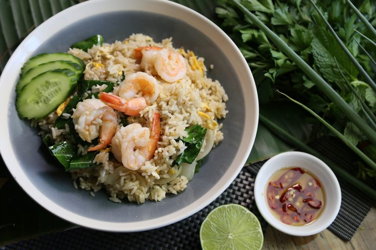 Thai Fried Rice with Vegetable Ribbons