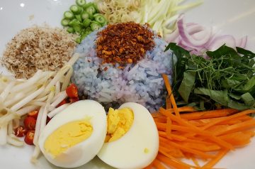 Thai Rice Salad with Peanut Dressing