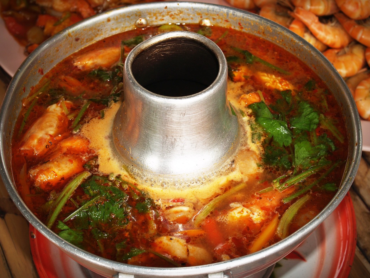 Thai-Style Potato and Spinach Soup