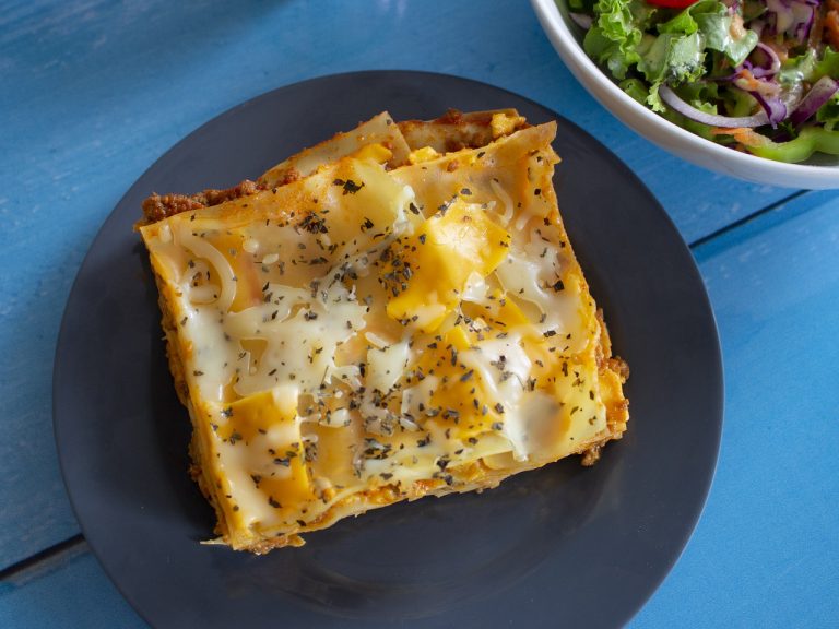 Three Meat Lasagna