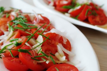 Tomato and Red Onion Salad