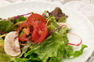 Tomato Salad With Chocolate Dressing