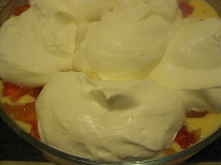 Raspberry Cream Trifle