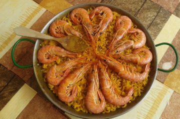 Tropical Shrimp Paella