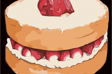 Upside Down Strawberry Shortcake