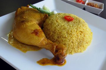 Vanilla Chicken With Veggie Rice