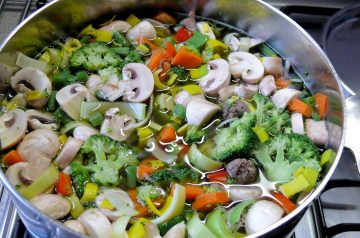 7-Minute Vegetable Soup