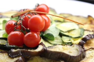 Warm Zucchini and Tomato Salad