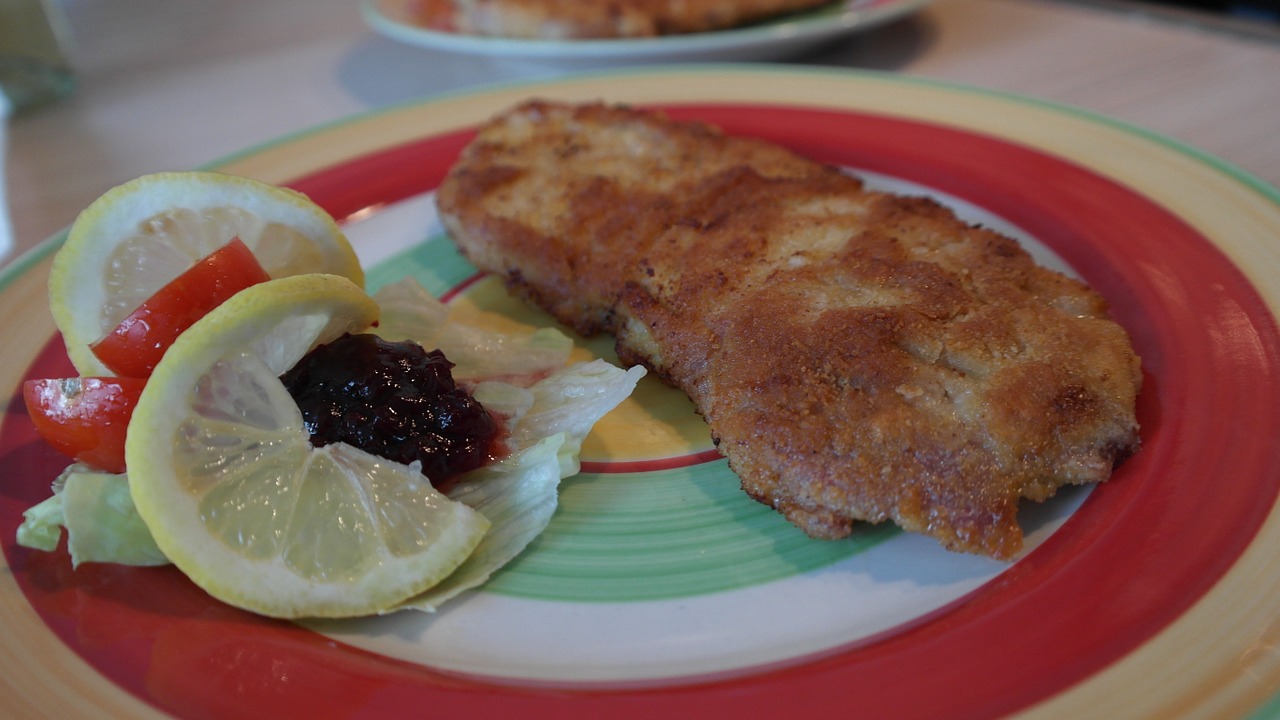 Marinated and Crumbed Pork Schnitzel