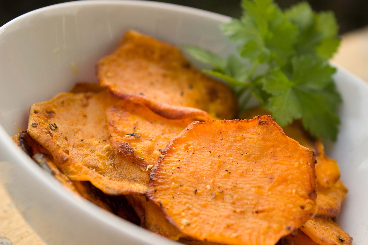 Oven-Dried Sweet Potato Chips
