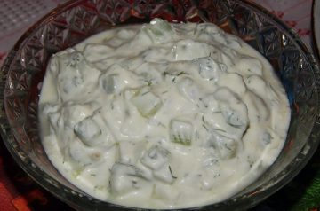 Yogurt with Cucumbers