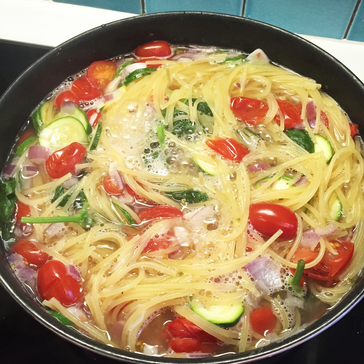 Zucchini-Garlic Pasta